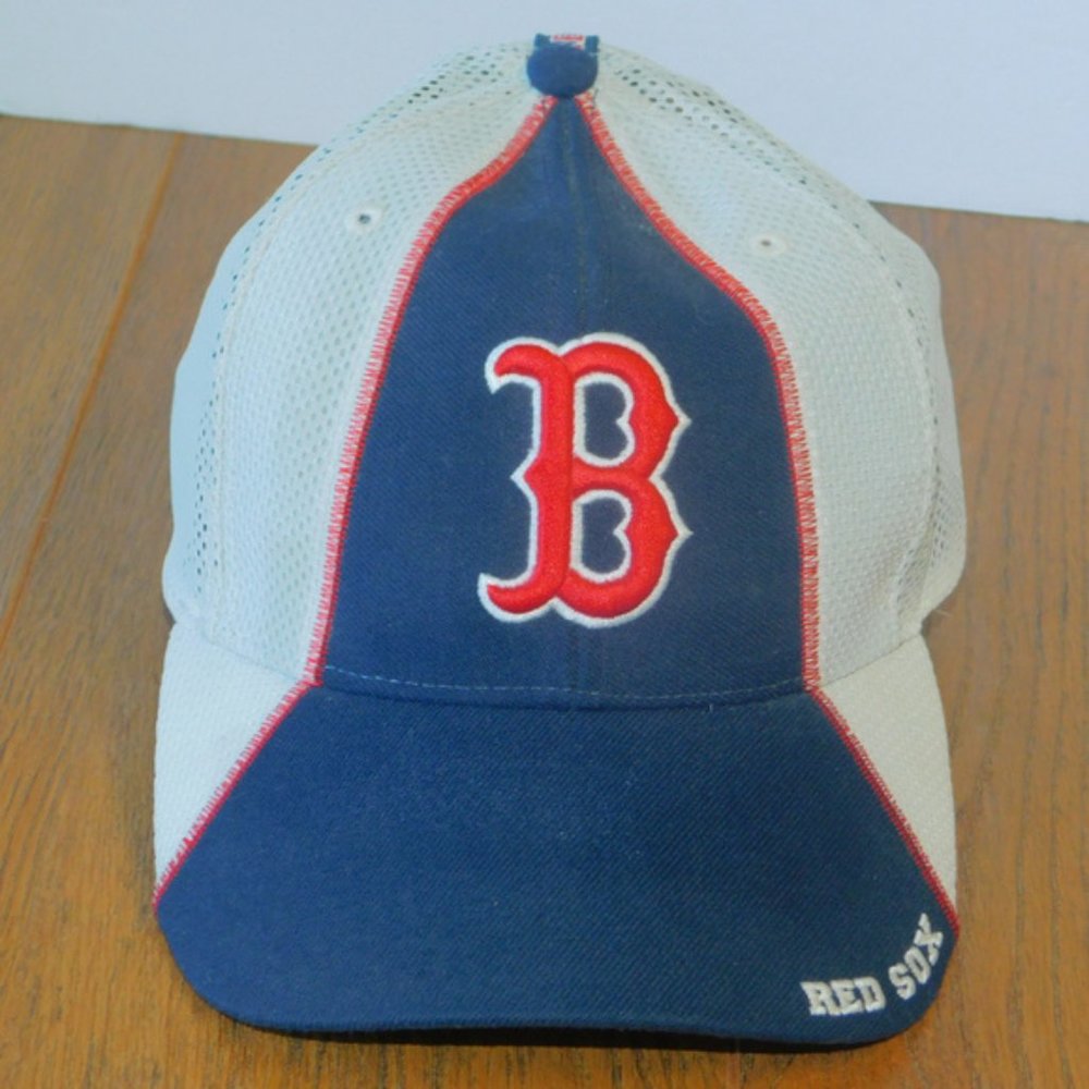 Vintage Red Sox Strapback Hat Ball Cap